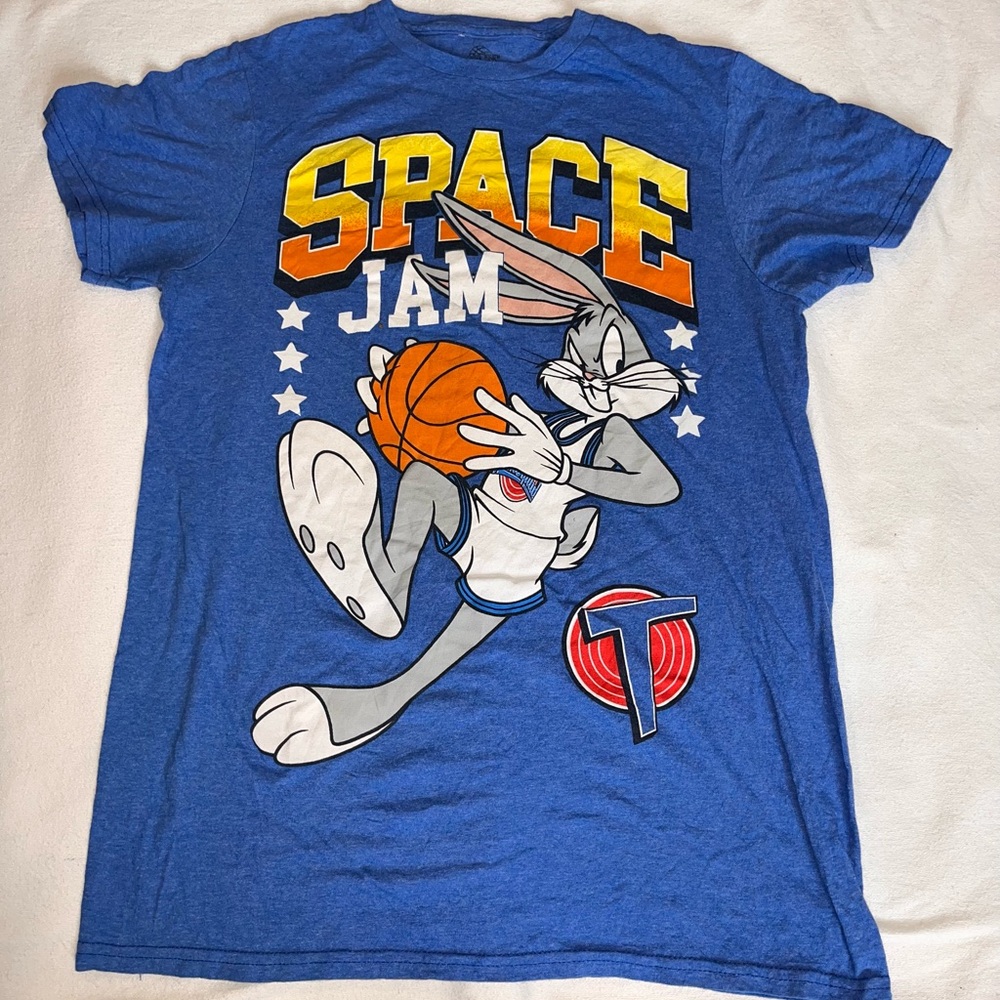 Men’s Space Jam Bugs Bunny Blue T-Shirt